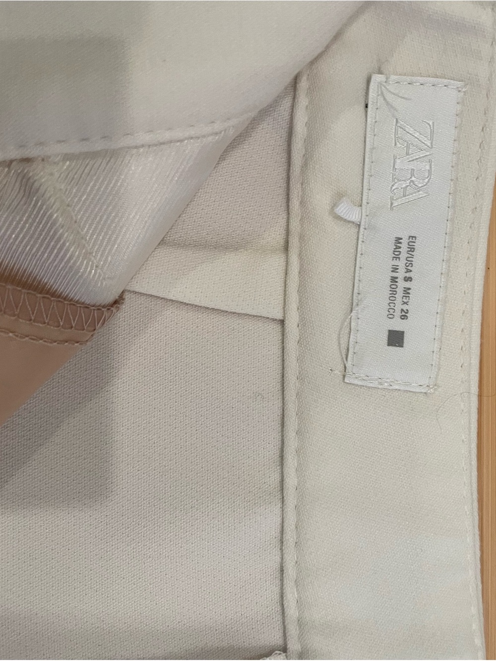 ZARA WHITE PANT SUIT SET SIZE SMALL - Picture 9 of 12